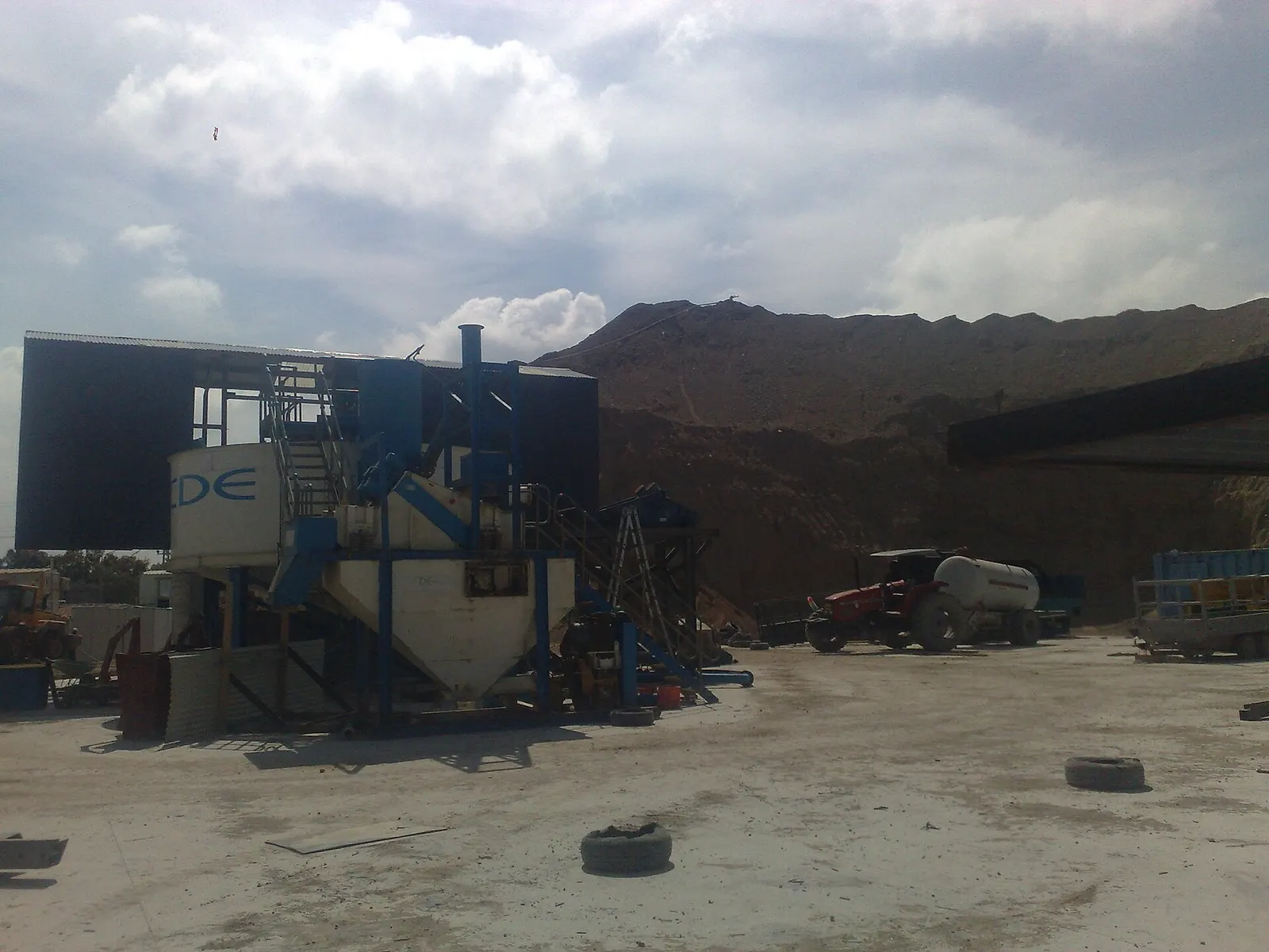 A recycling washing plant